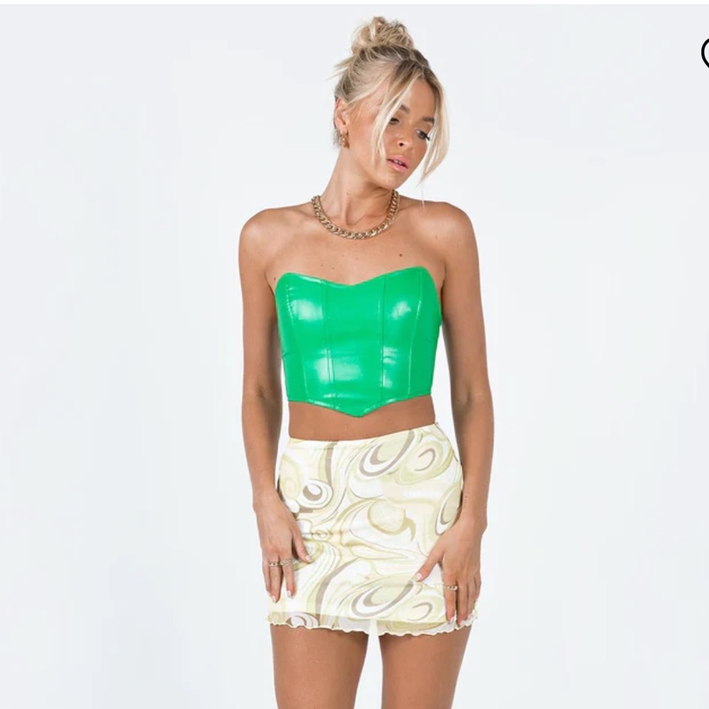 Ringo Mini Skirt Yellow